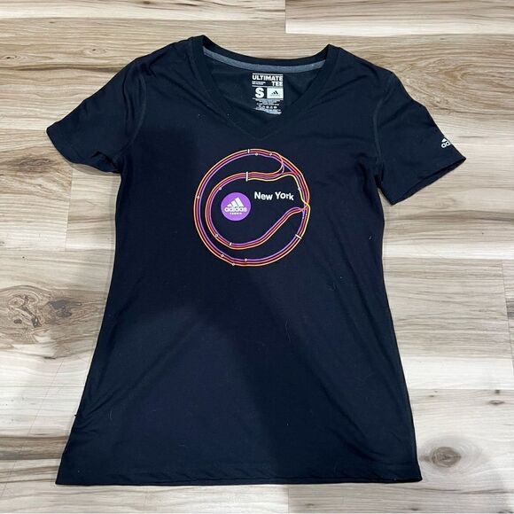 Adidas Ultimate Tee New York Short Sleeve Women’s Small - Picture 1 of 3